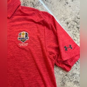 NWOT Under Armour Red Ryder Cup Polo Size Small